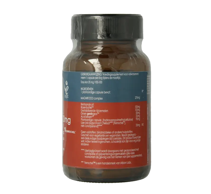 Terranova Easy Iron complex 20 mg 100 vega caps