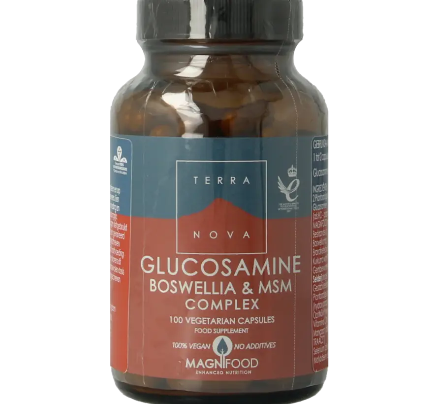 Terranova Glucosamine Boswellia & MSM complex 100 capsules