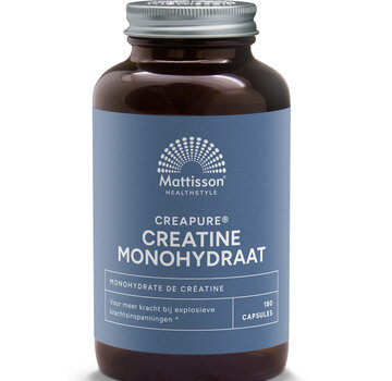 Mattisson Mattisson Creatine Monohydraat 180 capsules