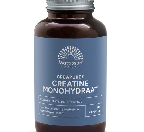 Mattisson Mattisson Creatine Monohydraat 180 capsules