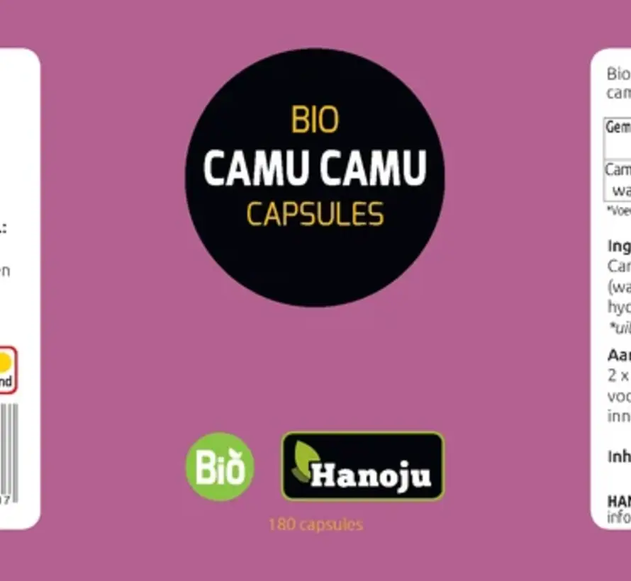 Hanoju Camu camu bio 500 mg