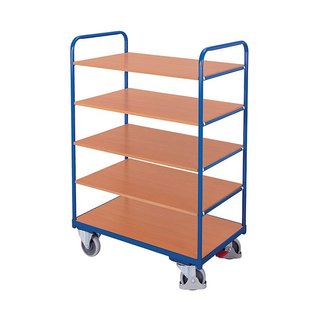 Etagewagen 1060x600x1530 mm - 5 laadvlakken, hoog