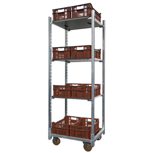 Halve Deense kar / bloemenkar 715x565x1900 mm