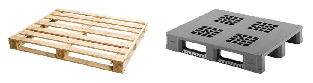 block pallet wooden plastic