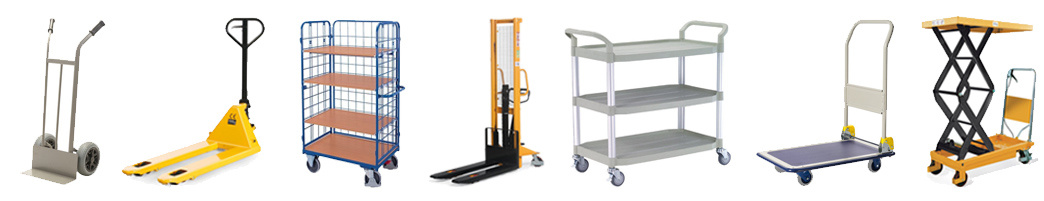 Warehouse trolleys hand truck shelf trolley table trolley pallet truck