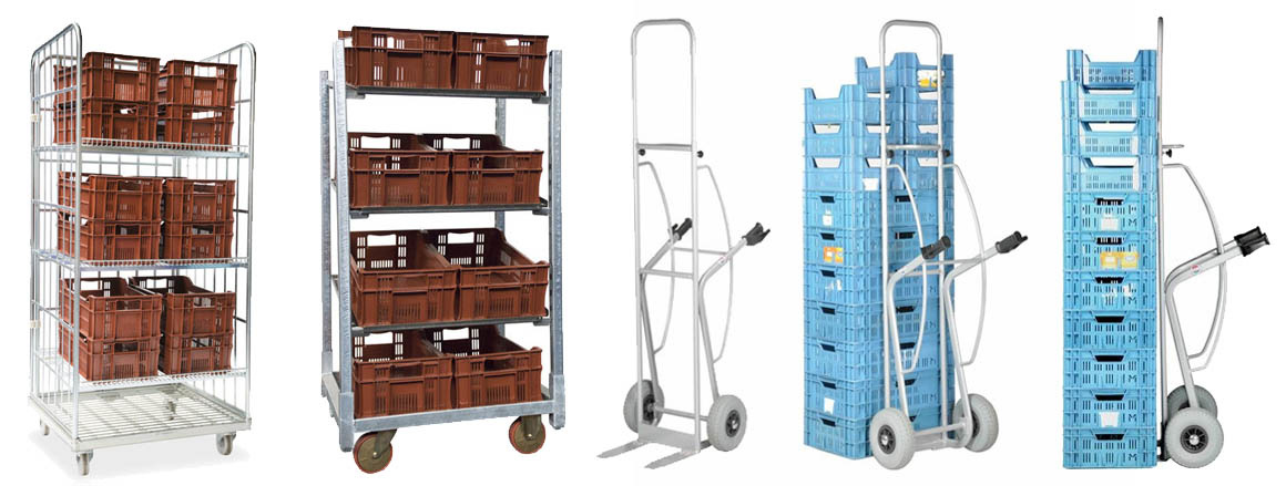 fruit crates danish cart hand truck