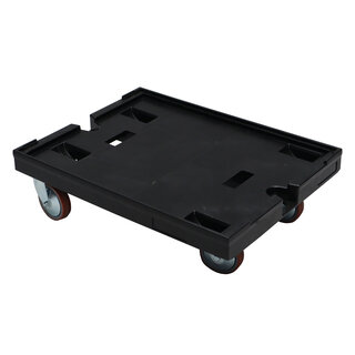 Dolly 800x600x200 mm - kunststof, gesloten bodem, gebruikt