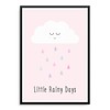 Lovely Bird Little Rainy Days Poster