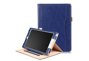Luxe stand flip hoes iPad Pro 10.5 inch / Air (2019) 10.5 inch blauw