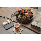 GranC wallet hoes taupe met drukknopen voor de iPhone SE (2022 / 2020) / 8 / 7 / 6(s)