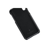Pierre Cardin echt lederen hardcase hoes grijs voor de iPhone X / XS