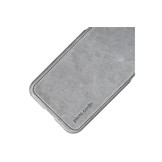 Pierre Cardin echt lederen hardcase hoes grijs voor de iPhone X / XS