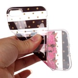 Softcase strepen en bloemen hoes voor de iPhone 7/iPhone 8/iPhone SE (2020