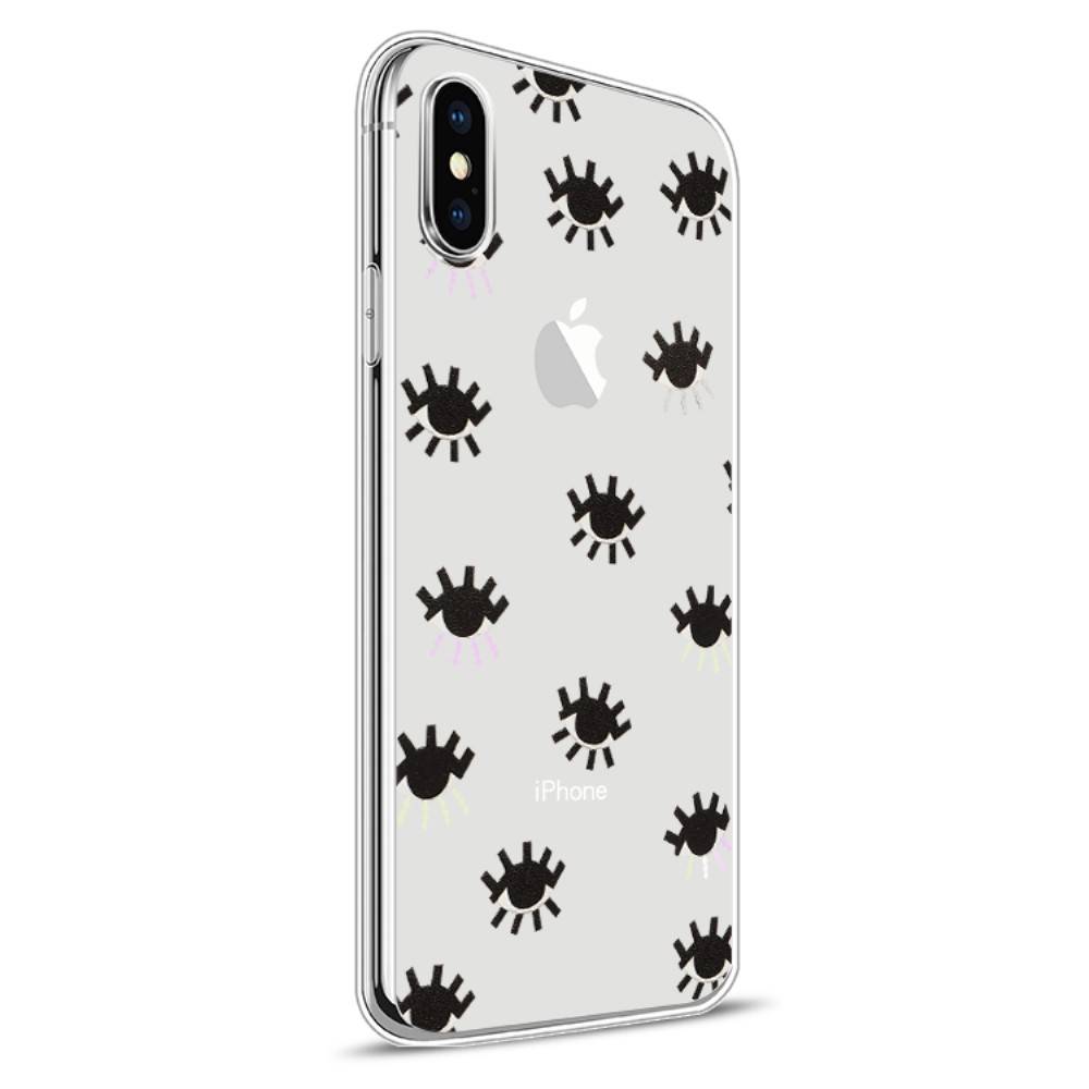 Softcase ogen hoes voor de iPhone X / XS