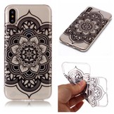 Softcase henna lotus hoes voor de iPhone X / XS