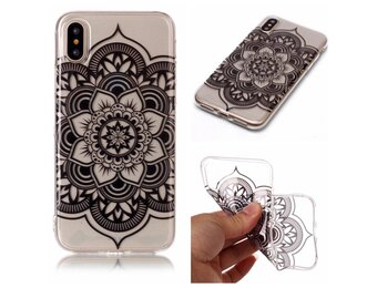 Softcase henna lotus hoes iPhone X / XS