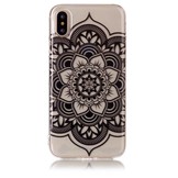Softcase henna lotus hoes voor de iPhone X / XS