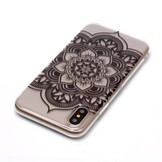 Softcase henna lotus hoes voor de iPhone X / XS