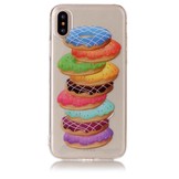 Softcase donuts hoes voor de iPhone X / XS