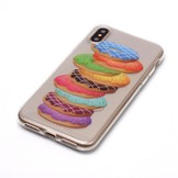Softcase donuts hoes voor de iPhone X / XS