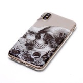 Softcase schedel hoes voor de iPhone X / XS