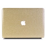 Lunso cover hoes glitter goud voor de MacBook Air 13 inch (2010-2017)