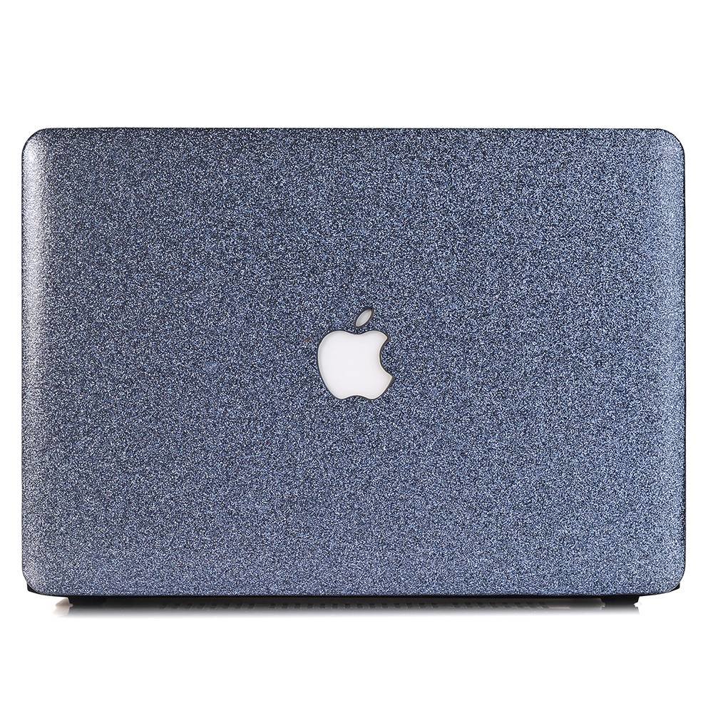 Lunso - Housse - MacBook Air 13 pouces (2020) - Blauw Glitter