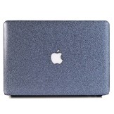 Lunso cover hoes glitter blauw voor de MacBook Air 13 inch (2010-2017)