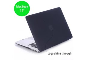 Lunso MacBook 12 inch cover hoes - case - mat zwart