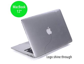 Lunso MacBook 12 inch cover hoes - case - glanzend transparant