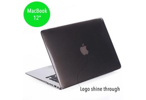 Lunso MacBook 12 inch cover hoes - case - glanzend grijs