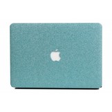 Lunso cover hoes glitter lichtblauw voor de MacBook Air 13 inch (2010-2017)