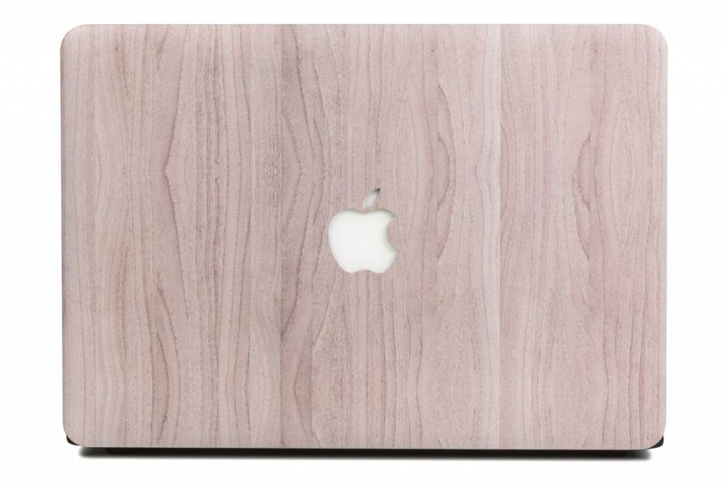 Lunso - cover hoes - MacBook Air 13 inch (2010-2017) - houtlook lichtbruin