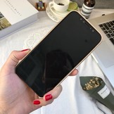 Lunso ultra dunne backcover hoes star beige voor de iPhone X / XS