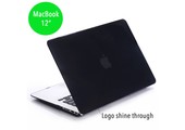Lunso MacBook 12 inch cover hoes - case - glanzend zwart