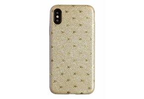Lunso - ultra dunne backcover hoes - iPhone X / XS - star beige