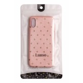 Lunso ultra dunne backcover hoes star beige voor de iPhone X / XS