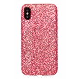 Lunso ultra dunne backcover hoes stingray rood voor de iPhone X / XS