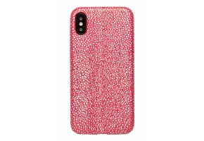 Lunso - ultra dunne backcover hoes - iPhone X / XS - stingray rood