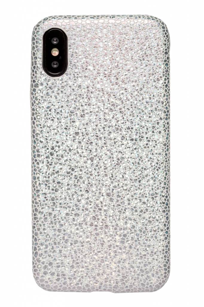 Lunso ultra dunne backcover hoes stingray wit voor de iPhone X / XS