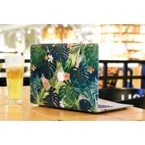 Lunso cover hoes Tropical leaves voor de MacBook Pro 13 inch (2016-2019)