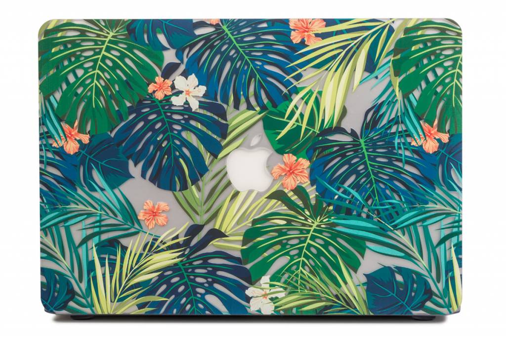Lunso cover hoes Tropical leaves voor de MacBook Pro 13 inch (2016-2019)
