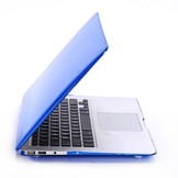 MacBook Air 13 inch (2010-2017) cover hoes - Glanzend Donkerblauw