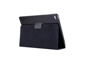 Lunso - iPad 9.7 (2017/2018) / Pro 9.7 / Air / Air 2 - Stand flip sleepcover hoes - Zwart