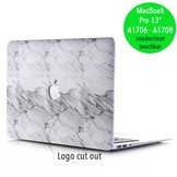Lunso Marble Etta hoes voor de MacBook Pro 13 inch (2016-2019)