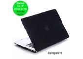 Lunso MacBook Pro 15 inch (2016-2020) cover hoes - case - glanzend zwart