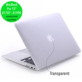 Lunso matte cover hoes transparant voor de MacBook Pro 15 inch (2016-2020)