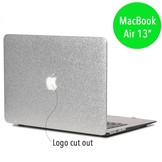 Lunso cover hoes glitter zilver voor de MacBook Air 13 inch (2010-2017)