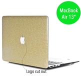 Lunso cover hoes glitter goud voor de MacBook Air 13 inch (2010-2017)