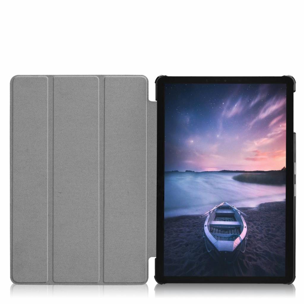 3-Vouw sleepcover hoes lichtroze voor de Samsung Galaxy Tab S4 10.5 inch